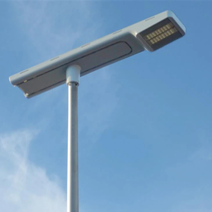 60w Solar Street Light With LED Lamp 8000 Lumen, Solar Panel, Battery, Charger And Light Pole