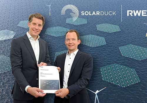 RWE a SolarDuck urychlují technologický vývoj a komercializaci offshore plovo...